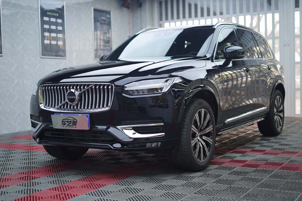 玛瑙黑 | 沃尔沃XC90装贴隐形车衣案例