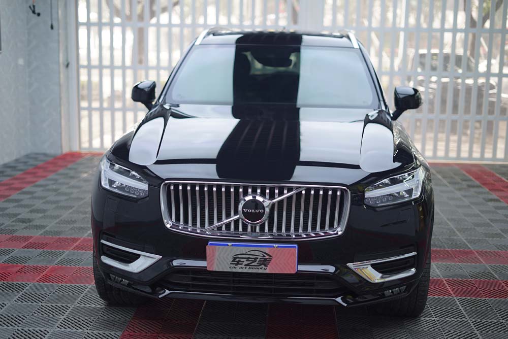 玛瑙黑 | 沃尔沃XC90装贴隐形车衣案例